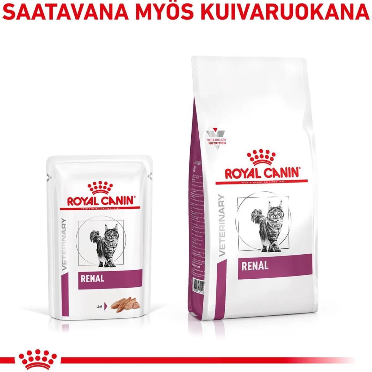 Royal Canin Veterinary Cat Vital Renal Loaf 12x85 g>Royal Canin Veterinary Diets Best