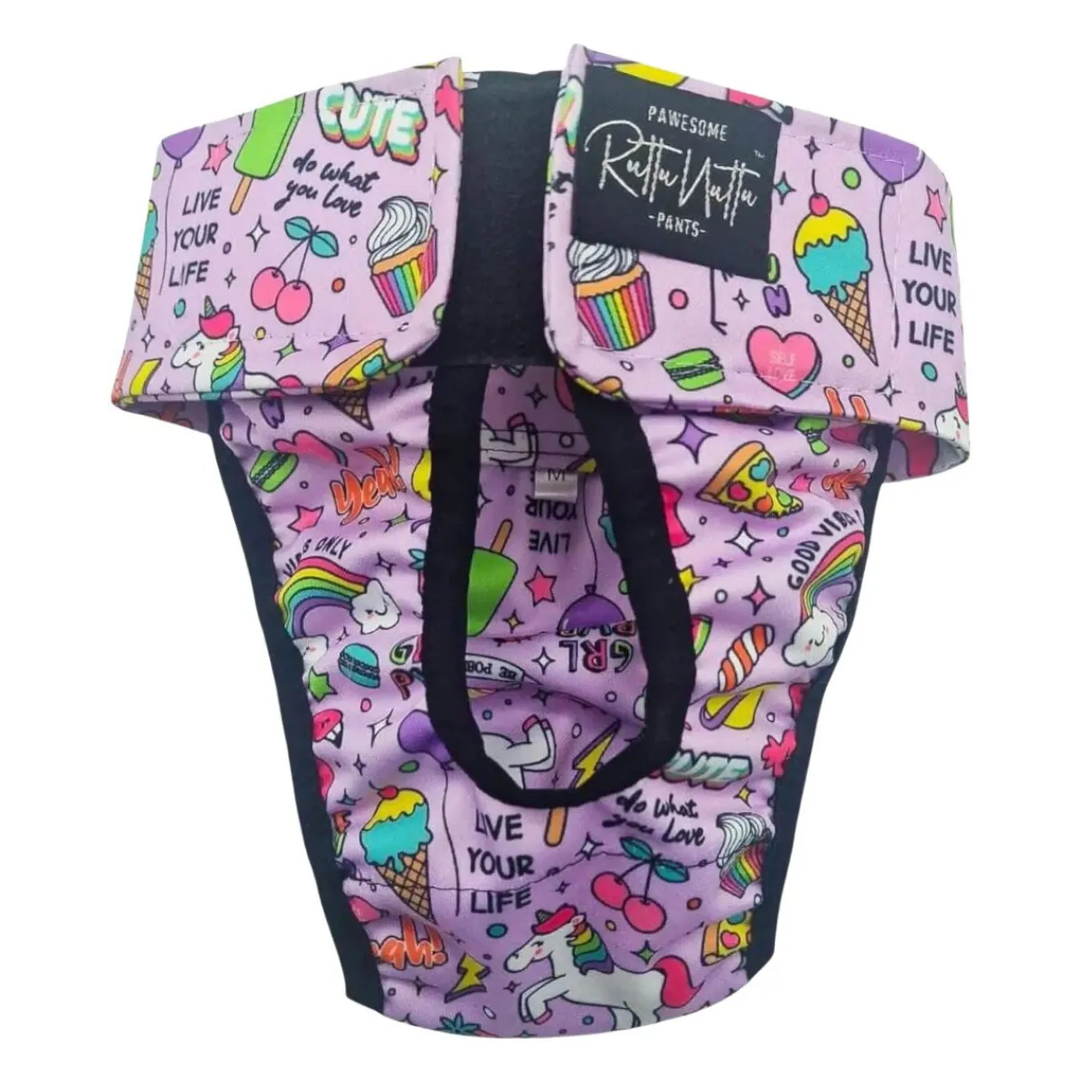 juoksupöksyt kietaisumalli, Born to unicorn>RuttuNuttu Clearance