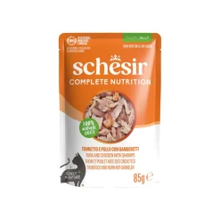 C&B Tuna chicken shrimps in Jelly Pouch 85 g>Schesir Discount
