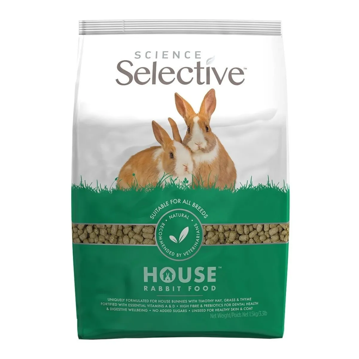 House Rabbit 1,5 kg>Science Selective Outlet
