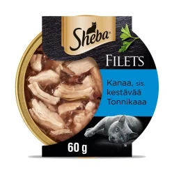 kana & tonnikala kastikkeessa 60g>Sheba New