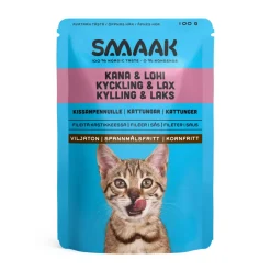 kissanpennun märkäruoka kana-lohi 100 g>Smaak New
