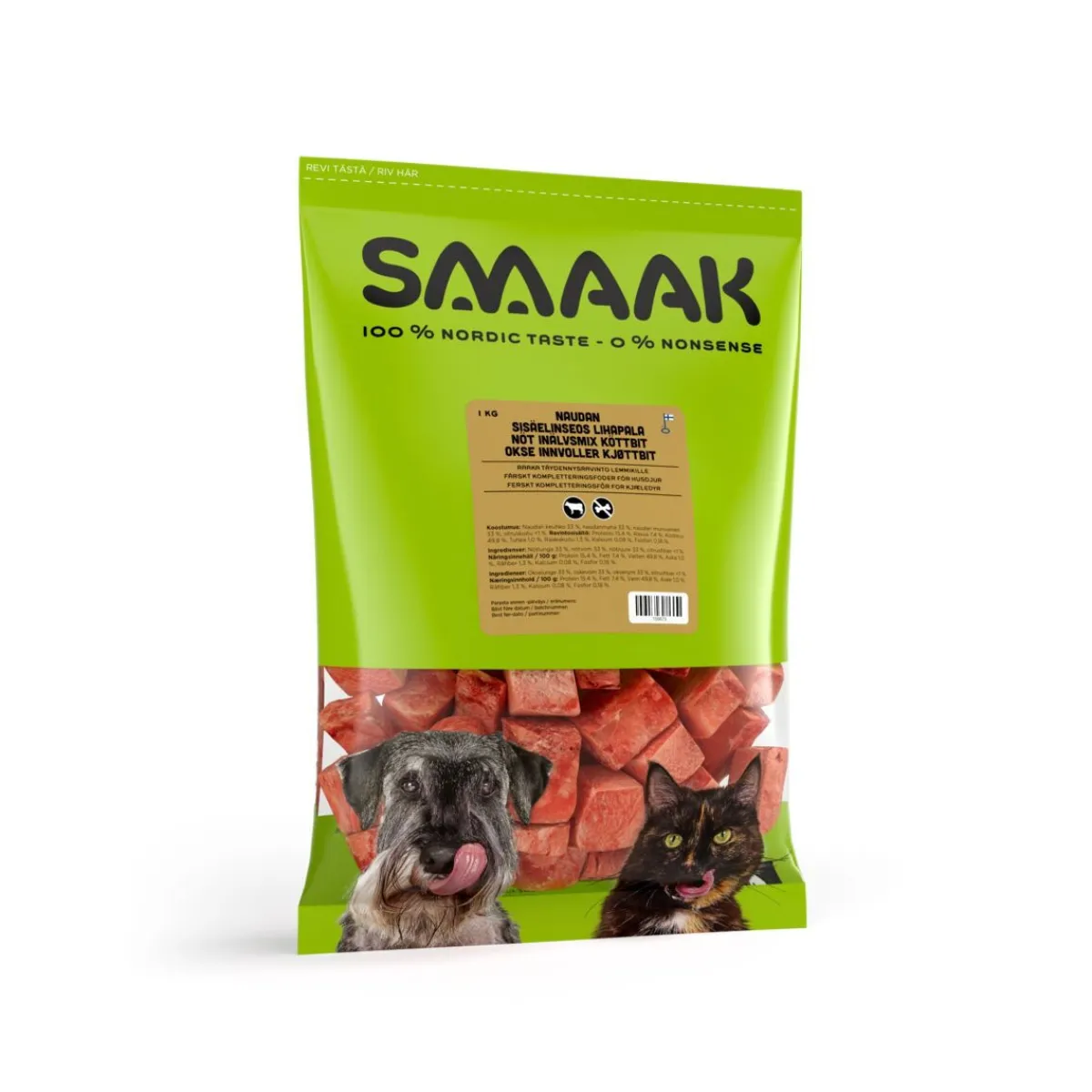 naudan sisäelinseospala 1kg>Smaak Clearance