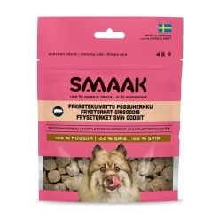 Pakastekuivattu possuherkku koiralle 45g>Smaak