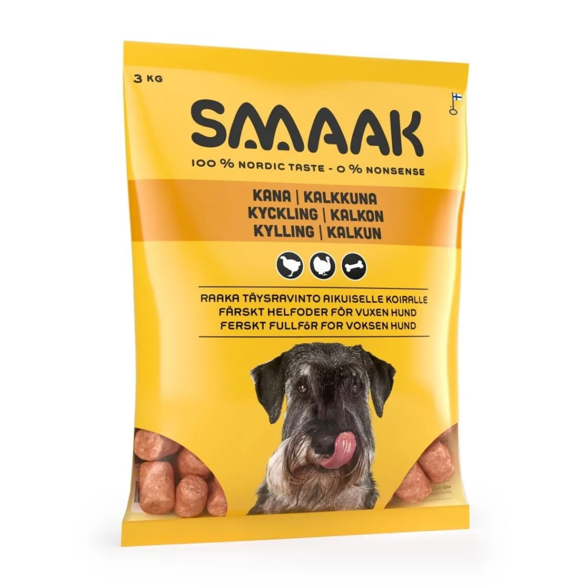 raaka täysravinto kana & kalkkuna 1 kg>Smaak Clearance
