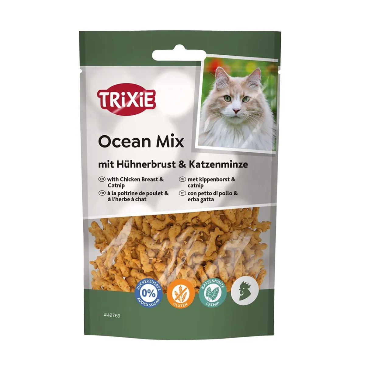 Ocean Mix -kissanherkut 50 g>Trixie Best