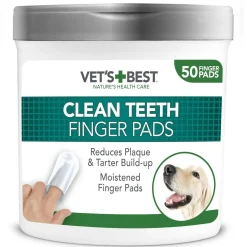 Clean hampaidenpuhdistuslaput 50 kpl>Vet's Best Clearance