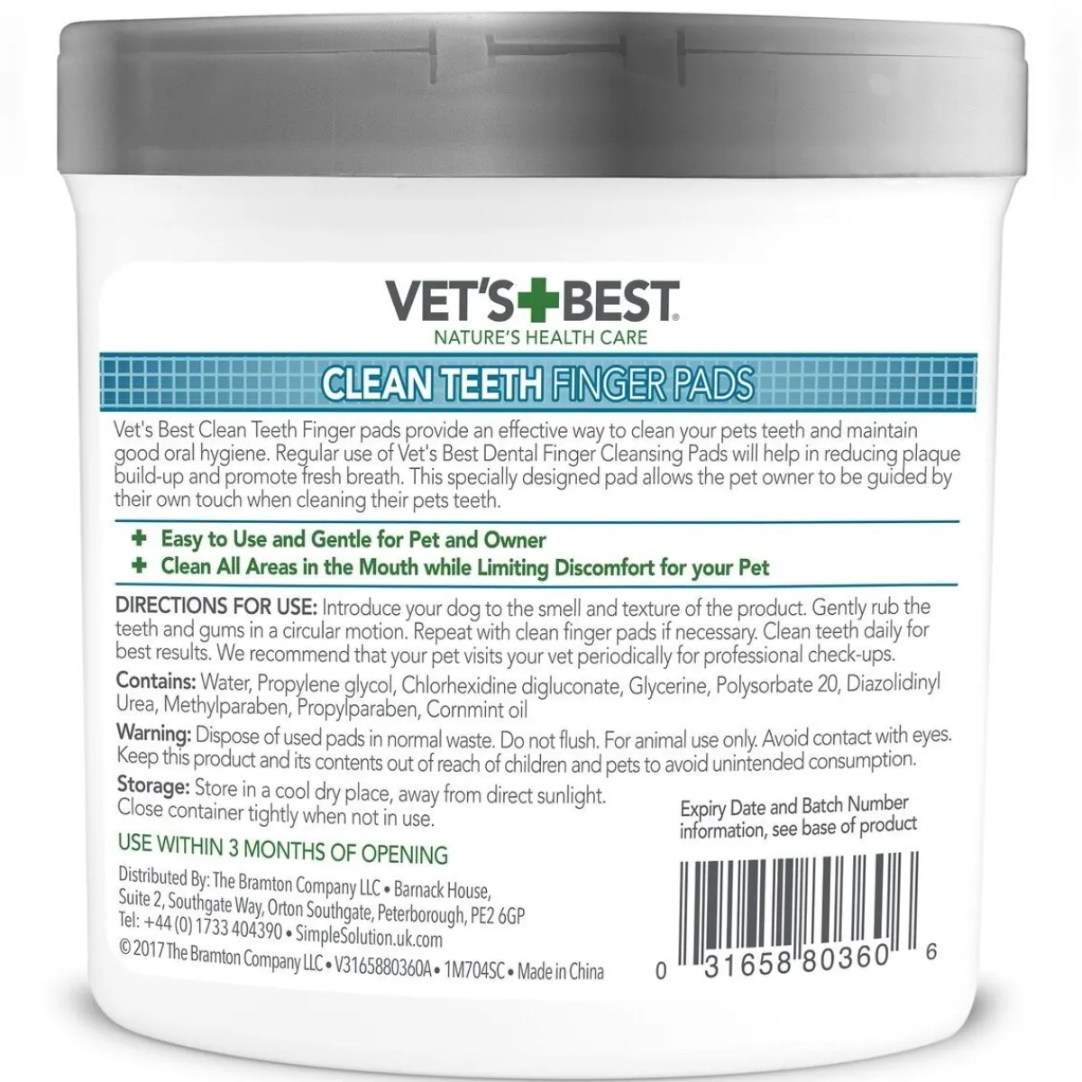 Clean hampaidenpuhdistuslaput 50 kpl>Vet's Best Clearance