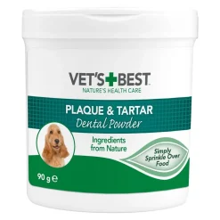 Dog Jauhe plakkiin ja hammaskiveen 90 g>Vet's Best New