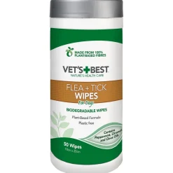 Natural Flea&Tick Wipes>Vet's Best Outlet