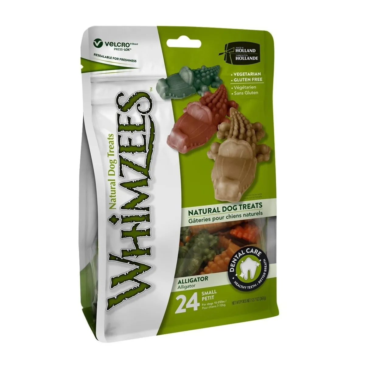 Alligator Small 24-pack>Whimzees Clearance