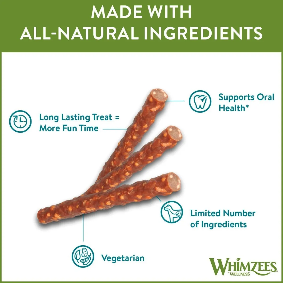 Veggie Sausage Small 28-pack>Whimzees Discount