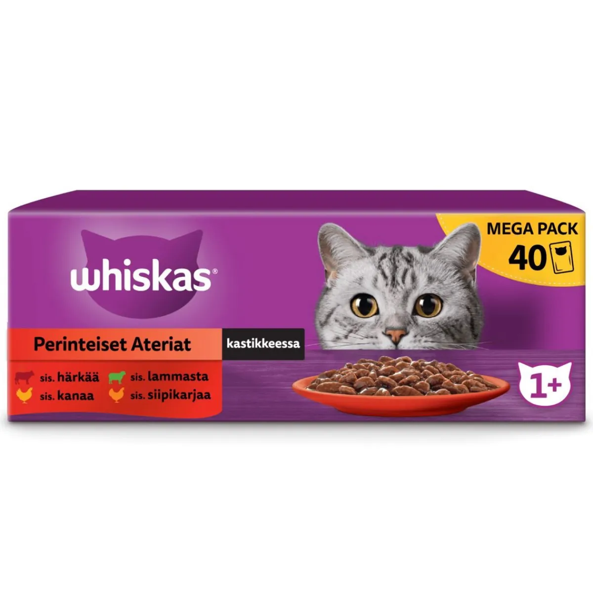 1+ gravy 40x85 g>Whiskas Hot