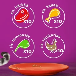 1+ gravy 40x85 g>Whiskas Hot