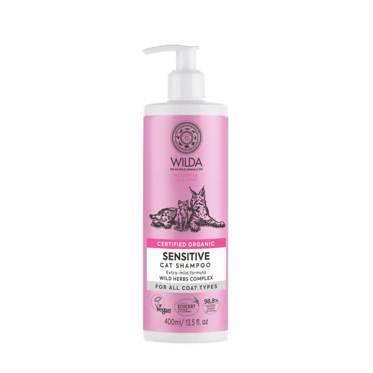 Sensitive Cat kissan shampoo 400 ml>WILDA Online
