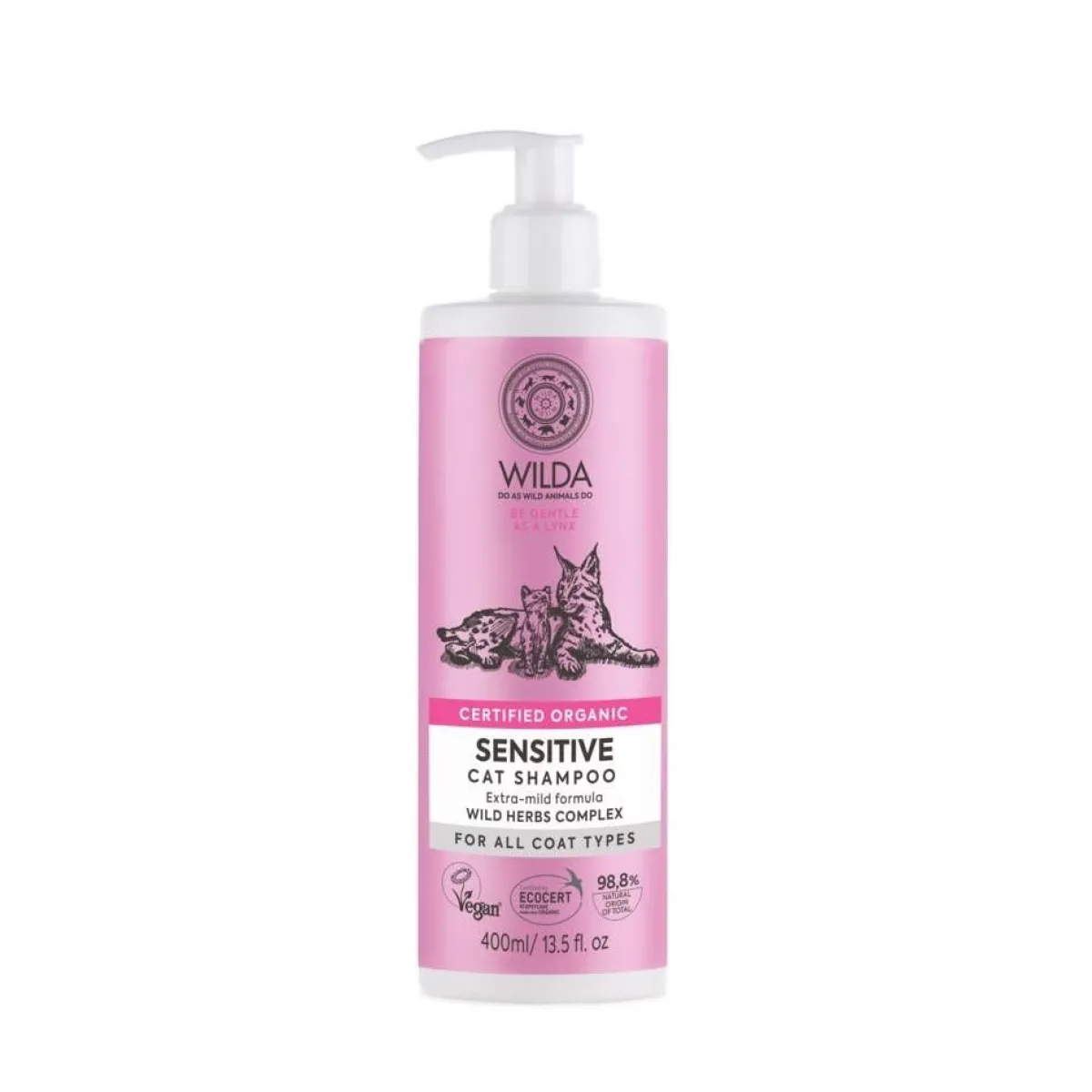 Sensitive Cat kissan shampoo 400 ml>WILDA Online